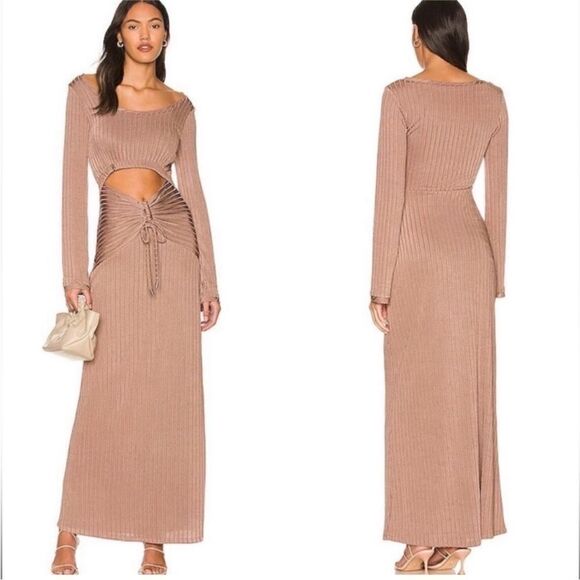 Free People x Revolve One And Only Maxi Dress Bunny - Picture 1 of 14